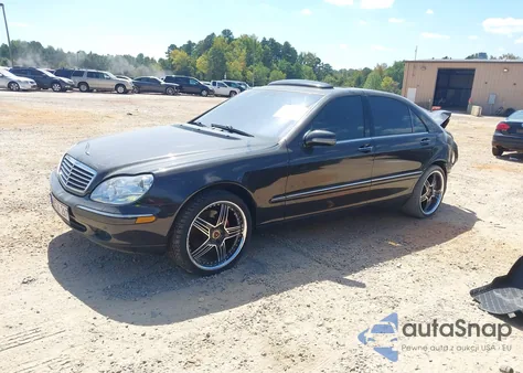 2001 Mercedes-Benz S 500 из США, поврежденный, VIN WDBNG75J81A169267